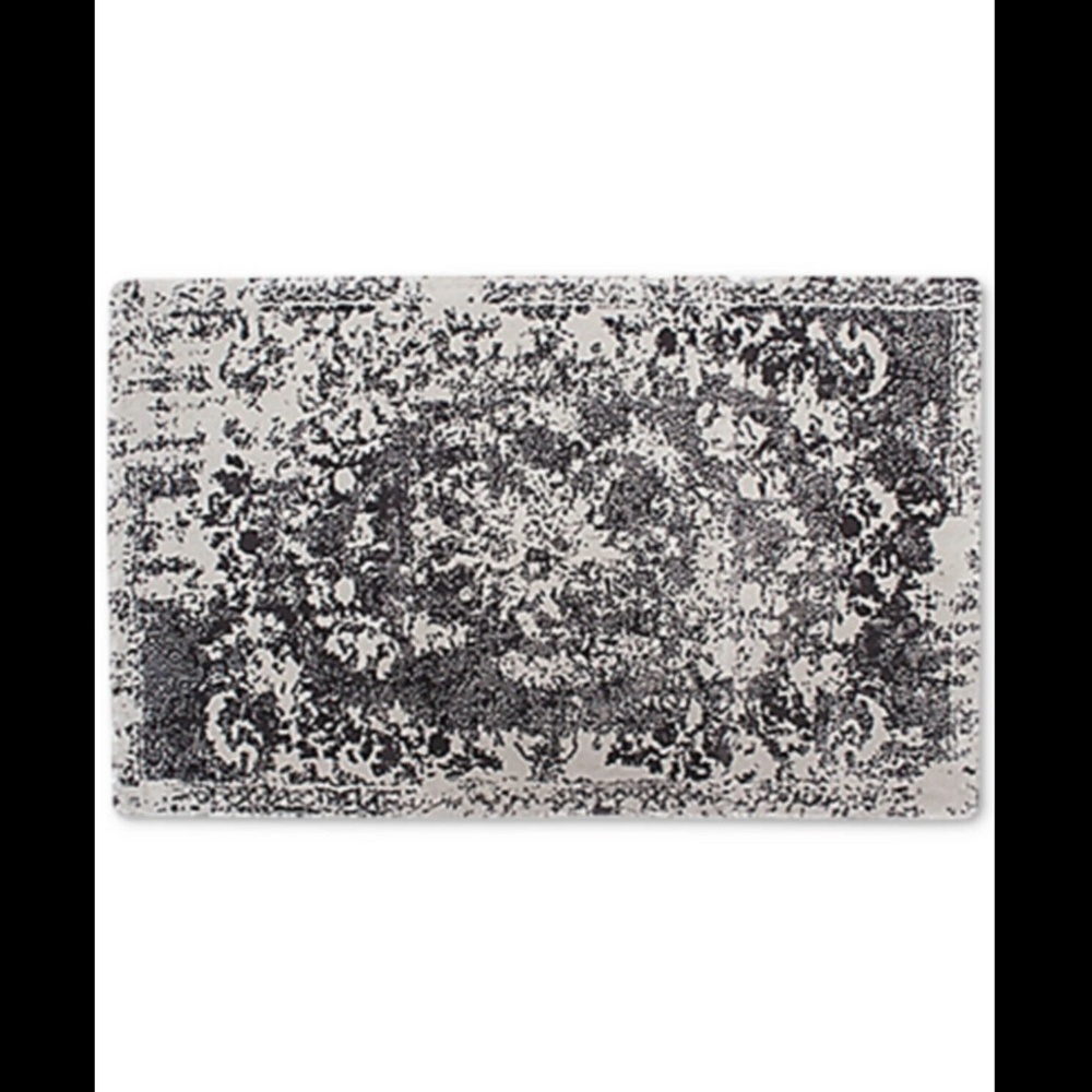 NEW Sunham Balad 27" x 45" Accent Bath Rug Grey Si‎